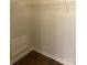 A large walk-in closet has lots of room for storage and organization at 9450 Paul Payne Store Rd, Stony Point, NC 28678
