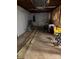 Unfinished basement provides ample storage or project space at 100 Chadmore Dr, Charlotte, NC 28270