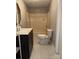 Full bathroom featuring modern vanity and shower/tub combo at 100 Chadmore Dr, Charlotte, NC 28270