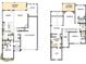 This is a home floor plan showing the layout of rooms, garage, kitchen, bathrooms, and covered porch at 11212 Shreveport Dr, Huntersville, NC