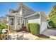 Backyard patio featuring a glass-top table, seating for four, and a well-maintained lawn at 122 Blandina Ct, Fort Mill, SC 29708