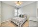 Comfortable bedroom with carpet, features a twin bed and a window providing natural light at 122 Blandina Ct, Fort Mill, SC 29708