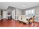 Dining room showcasing wood floors and ample natural light at 1229 Kent Dr, Lancaster, SC 29720