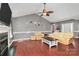 The cozy living room boasts a fireplace and a comfortable seating area at 1229 Kent Dr, Lancaster, SC 29720
