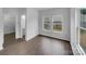Cozy bedroom with backyard view and access to a well-lit ensuite bathroom at 1913 Leesburg Dr, Clover, SC 29710