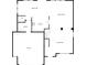 Detailed floor plan showcasing the layout of the home's living spaces, kitchen, and garage at 1913 Leesburg Dr, Clover, SC 29710
