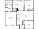 Second floor plan featuring 3 bedrooms, 2 bathrooms, walk-in closets, and a loft at 242 Elrosa Rd, Mooresville, NC 28115