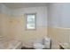 A blank canvas for any bathroom renovations, the natural light is great! at 2519 Arnold Dr, Monroe, NC 28110