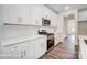 Modern kitchen with stainless steel appliances and white cabinets at 2783 Ashton Park Ln # 67, Monroe, NC 28110