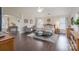 Spacious bedroom boasts wood floors, vaulted ceilings, sitting area, and a plush, neutral color palette at 303 Ridge Reserve Dr # 29, Clover, SC 29710