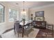 Bright breakfast nook with hardwood floors and large windows with backyard views at 303 Ridge Reserve Dr # 29, Clover, SC 29710