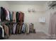 Spacious walk-in closet with carpet flooring and installed shelving providing ample storage for organization at 303 Ridge Reserve Dr # 29, Clover, SC 29710