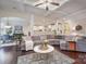 Open-concept living room with a view into the adjacent kitchen and dining spaces at 303 Ridge Reserve Dr # 29, Clover, SC 29710