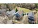 Aerial view shows the home's placement within the neighborhood at 3208 Fifth Baxter Xing, Fort Mill, SC 29708