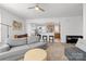 Inviting living room featuring neutral decor, modern furnishings, and an open layout at 3208 Fifth Baxter Xing, Fort Mill, SC 29708