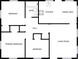 Detailed floor plan showcasing the layout of the home, including bedrooms, bathrooms, kitchen, and living spaces at 325 Oregon St, Charlotte, NC 28208