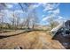 Large backyard featuring a shed and an area for parking at 421 N Tradd St, Statesville, NC 28677