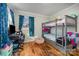 Bedroom with a gray bunk bed and desk at 421 N Tradd St, Statesville, NC 28677