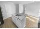 A modern kitchen island with granite countertops and ample storage provides a great workspace at 4219 Robinwood Dr, Charlotte, NC 28212