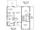 Detailed floor plan showcasing the layout of the main and upper levels, including the kitchen, living room, and bedrooms at 5084 Mariana Ct, Tega Cay, SC 29708