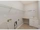 Functional laundry room with storage and utility sink at 620 Amethyst Cir, Fort Mill, SC 29708