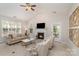 Cozy living room showcasing a fireplace, plush seating, and ample natural light, creating an inviting atmosphere at 620 Amethyst Cir, Fort Mill, SC 29708