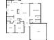 Detailed floor plan showcasing the layout with kitchen, bedrooms, living room, and garage at 6809 Brancusi Ct, Charlotte, NC 28215