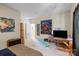 Tranquil bedroom featuring natural light, hardwood flooring, and a contemporary feel at 732 Ellsworth Rd, Charlotte, NC 28211