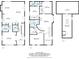 Detailed floor plan showcasing the layout of a three-story home with room dimensions and square footage at 732 Ellsworth Rd, Charlotte, NC 28211