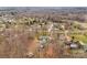 Expansive aerial view of a residential community with homes featuring pools and mature trees in a natural setting at 822 Bethlehem Rd, Kings Mountain, NC 28086