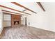 Spacious living room featuring a brick fireplace and plenty of room to relax at 822 Bethlehem Rd, Kings Mountain, NC 28086