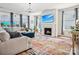 Bright living room featuring a fireplace, comfortable seating, and a welcoming atmosphere at 924 Stebbins Dr, Fort Mill, SC 29715