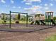 Neighborhood playground with swings and play structure provides recreational opportunities for children in the community at 924 Stebbins Dr, Fort Mill, SC 29715