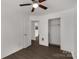 Inviting bedroom offers wood-look flooring, closet space, and seamless access to other rooms at 1141 6Th St, Lancaster, SC 29720