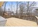 This deck overlooks the neighborhood, and provides a great place for outdoor relaxation and entertainment at 144 Cherokee Ln, New London, NC 28127
