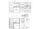 Detailed floor plan showcasing the layout of the home's first and second floors at 149 High Rock Ct # 02, Statesville, NC 28677