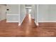 Inviting entryway with hardwood floors and fresh paint at 15120 Callow Forest Dr, Charlotte, NC 28273