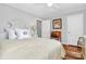Bedroom featuring neutral decor, hardwood floors, and classic furnishings at 1817 Jameston Dr, Charlotte, NC 28209