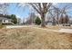 Large, versatile backyard featuring a concrete slab, a mature tree, partial fencing, and convenient street access at 2313 N Main St, Kannapolis, NC 28081