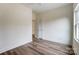 Neutral bedroom with ceiling fan, and hardwood floors at 2313 N Main St, Kannapolis, NC 28081