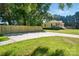 Long driveway with new wooden fence and home in the yard at 2313 N Main St, Kannapolis, NC 28081