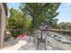 Relax on the balcony with lake views and enjoy outdoor seating at 27056 Catamaran Dr, Tega Cay, SC 29708