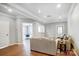 Bright living room with hardwood floors and contemporary furnishings at 3350 Keady Mill Loop, Kannapolis, NC 28081