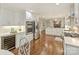 Well-equipped kitchen featuring stainless steel appliances, modern cabinets, and an open floor plan at 4830 Broad Hollow Dr, Charlotte, NC 28226