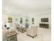 Living room boasting ample natural light, recessed lighting, and comfortable seating at 4830 Broad Hollow Dr, Charlotte, NC 28226