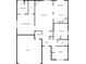 Detailed floor plan showcasing the layout with primary bedroom, kitchen, living room, and garage at 4906 Lynn Lee Cir, Charlotte, NC 28269