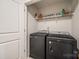 Laundry room with a modern washer and dryer at 522 Trading Post Ln, York, SC 29745