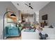 Stylish living room with contemporary furnishings and open concept at 525 E 6Th St # 211, Charlotte, NC 28202