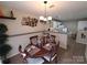 Open-concept dining area adjacent to the kitchen, perfect for entertaining at 5963 Moose Ln, Charlotte, NC 28269
