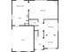 Layout of the home's main level, featuring a kitchen, Gathering room, and garage at 6084 Diamond Pl, Harrisburg, NC 28075